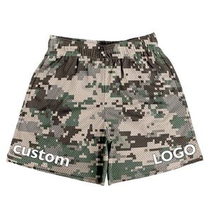 Fitness & Casual Style Mesh Shorts for Basketball Gym Athletic Double <b>Layer</b> Mesh Shorts for Men - Product Image 2