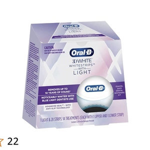 Tiras Blanqueadoras de Dientes Oral-B 3D con Sabor a Menta Ligera, Sin Peróxido, para Uso Doméstico, 14 Tratamientos - Product Image 5