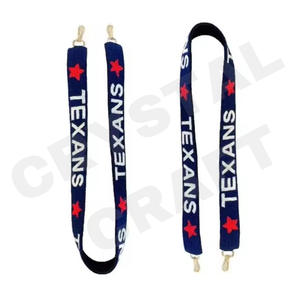 Customized Blue Rice Beaded <b>Purse</b> Strap <b>White</b> Gold Seed Bead Bag Straps Fashionable Accessories for Bags - Product Image 6