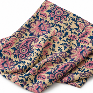 Tela Floral 100% Algodón con Estampado a Mano para Ropa de Cama, Fundas de Edredón y Diseños Personalizados - Product Image 5