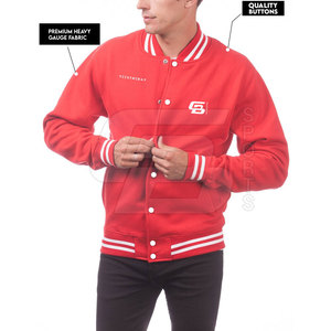 Chaquetas Varsity para Hombre de Alta Calidad al por Mayor 2026, Chaquetas con Cierre Frontal, Estilo Urbano, Impermeables y Resistentes al Viento, Servicio OEM - Product Image 6