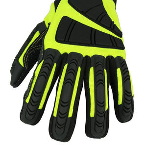 Guantes DE SEGURIDAD antivibración duraderos Guantes mecánicos de utilidad de Cuero flexible Equipo de defensa personal con pantalla táctil - Product Image 5