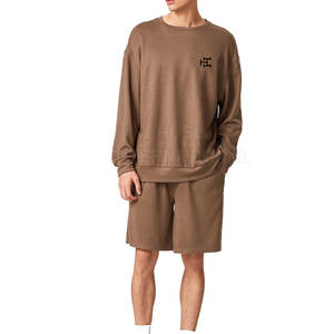 <b>Men's</b> Customised Summer 2-Piece Set Quick Dry Cotton T-Shirt and <b>Shorts</b> New Arrival Winter Collection - Product Image 1