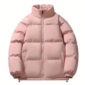 Chaqueta acolchada OEM para hombre más vendida, tela de cuero de venta directa de fábrica de alto fabricante con decoración de piel - Product Image 1