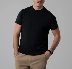 Camiseta de Hombre de Algodón 100%, 180 g/m², Diseño de Hombros Caídos, Corte Regular, Verano, Logotipo Personalizado de Alta Calidad, Venta Directa de Fábrica - Product Image 6