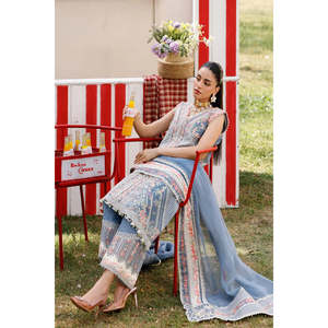 Bin Ilyas Chiffon brodé de luxe '26 33-B-TC-1495 pour le printemps/été - Product Image 4