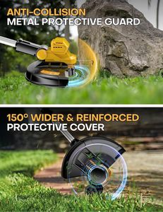 <span class=keywords><strong>Tagliabordi</strong></span> a batteria 21V 12 pollici con ruote, strumento per giardinaggio, bobina, batteria, OEM, fai da te, leggero, velocità <span class=keywords><strong>e</strong></span> potenza. - Product Image 5