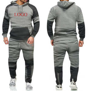 Chándales de 2 uds para hombre, trajes casuales deportivos de manga larga, elegantes trajes personalizados para correr para hombre, trajes de talla grande - Product Image 4