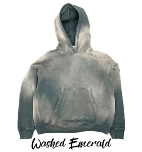 Pull-over personnalisé en coton à imprimé délavé à l'acide Sweat à capuche épais et surdimensionné Style vintage à épaules tombantes Sweats à capuche vierges de haute qualité - Product Image 4