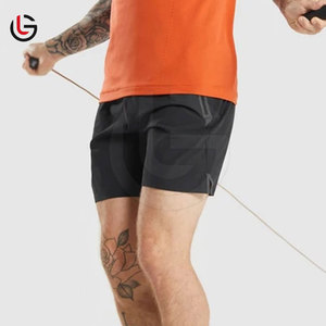 Short de fitness 100% coton fabriqué sur mesure dans un nouveau style décontracté taille élastique motif solide directement disponible couleurs personnalisées Pakistan - Product Image 4