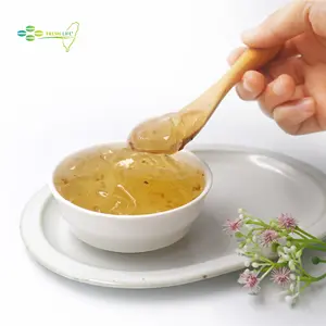 Taiwan Manufacturer Black Tea Topping Osmanthus Petals Crystal Jelly For Dessert Food Ingredients