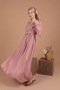 Thêu Phong Cách Mới Mùa Hè Phụ Nữ Dresses Made Trong Thổ Nhĩ Kỳ Với Chất Lượng Vải Sẵn Sàng Để Gửi - Product Image 2