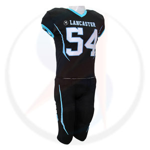 Nouveaux uniformes de football américain personnalisés pour les jeunes et les adultes Maillots de football sublimés avec logo personnalisé et couleurs d'équipe - Product Image 1