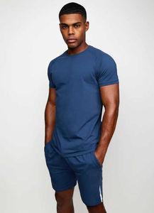 Wholesale New High-Quality <b>Men's</b> Summer <b>Set</b> T-Shirt <b>and</b> <b>Short</b> <b>Set</b> Summer Oem Service Promotion <b>Top</b> Sale <b>Set</b> For <b>Men</b> - Product Image 3