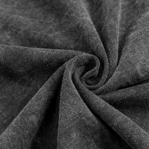 Camiseta de algodón 100% lavada con ácido de gran tamaño para hombre, ropa de Fitness de secado rápido, impresión personalizada/bordado de manga corta de punto - Product Image 4