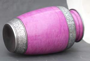 Adult Cremation Urns for Male/Female Funeral Urn for Human Ashes Decorative Urns for Ashes <b>Large</b> <b>Keepsake</b> <b>Box</b> (Royal Pink) - Product Image 5