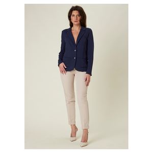 Chaqueta de Algodón Informal para Mujer, Chaqueta de Algodón con Botonadura Única, Diferentes Colores Disponibles, Hecho en Italia para Todas las Estaciones - Product Image 2