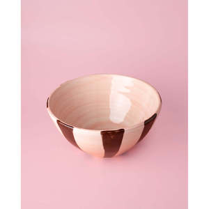 21cm 1.5L gốm Bát salad thiết kế mới lạ đồ đá bát mì đặt cho nhà bếp sô cô la màu Carton Đóng Gói - Product Image 2