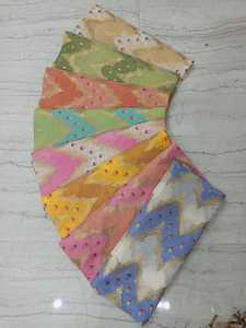 Jacquard Style Soft Touch Rangkat Brocade <b>Fabric</b> Luxury Warp Knitted Clothing for Girls Traditional Indian Embroidered Patterns - Product Image 4