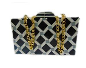 กระเป๋าคลัทช์อีพอกซี่เรซินสไตล์โบฮีเมียนสำหรับผู้หญิงกระเป๋าสตางค์กันน้ำปรับแต่งได้พร้อมโซ่ตกแต่ง - Product Image 2