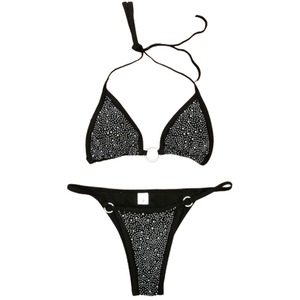 Thoáng Khí Thân Thiện Với Môi Cộng Với Kích Thước Tùy Chỉnh Mới Mô Hình <span class=keywords><strong>Sexy</strong></span> Bãi Biển Siêu Mini Cực Micro Áo Tắm Hai Mảnh Chuỗi Bộ <span class=keywords><strong>Bikini</strong></span> Nhanh Chóng - Product Image 4