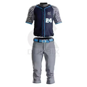 Uniformes de béisbol más populares Diseña tu propio logotipo Uniformes de béisbol El mejor material Uniformes de béisbol para hombres - Product Image 1