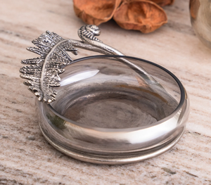 Luxury Pink Glass Tumbler with Silver Flower Design Elegant Decorative <b>Bathroom</b> Cup & Vanity <b>Accessory</b> - Product Image 1