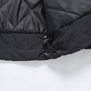 Chaqueta bomber formal clásica acolchada en blanco impermeable para hombre con logotipo bordado de impresión personalizada a prueba de viento de piloto grueso de invierno - Product Image 6