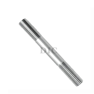 Din Standard Double End Threaded <b>Stud</b> Bolt Grade 4.8/8.8/10.9 Zinc Finish Metric Measurement System - Product Image 1