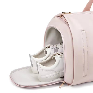 Bolsa de lona de gimnasio con logotipo personalizado para hombres y mujeres, bolso deportivo impermeable de PVC transparente con correa cruzada, bolsas atléticas - Product Image 5