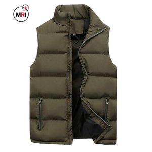 OEM personalizado al por mayor sin mangas Body warmer invierno prendas de vestir exteriores abajo de la cintura abrigo ligero hombres acolchado chaleco acolchado - Product Image 4