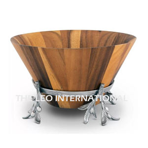 Bol en aluminium de style arabe, forme ronde, brillant et poli, pour servir des fruits et des en-cas, qualité incroyable et authentique - Product Image 5