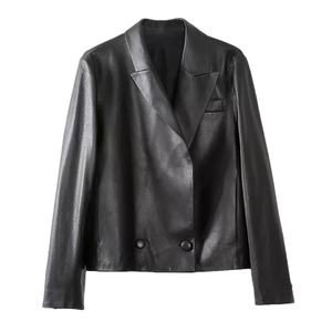 Veste à fermeture éclair vêtements en cuir mode dame veste en cuir vêtements d'hiver nouveau Style dames veste en cuir 2026 veste pour hommes - Product Image 2