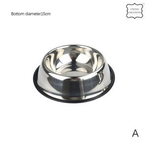 Vente en gros de bol de nourriture pour chien et chat 8 OZ Fournitures pour animaux de compagnie en acier inoxydable Meilleures ventes d'articles pour animaux de compagnie - Product Image 2