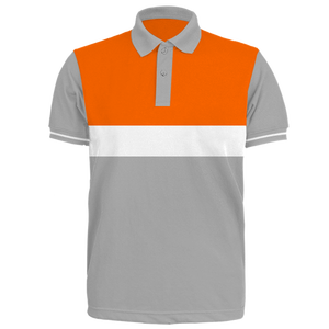 Polos imprimés de grande taille pour hommes de qualité supérieure fabriqués avec du spandex en polyester de haute qualité - Product Image 5