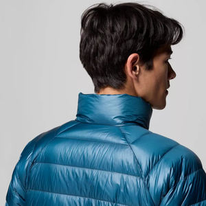 Veste d'extérieur d'hiver chaude de haute qualité Veste légère à bulles Manteau classique personnalisé avec fermeture éclair Veste bouffante pour hommes - Product Image 6