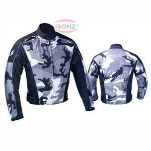 Vestes de course moto en velours côtelé de sécurité, camouflage, aventure, textile, protection homologuée CE, zone cuir ISONZ, unisexe, intégrale - Product Image 1