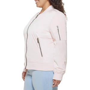 2025 chaqueta Bomber para mujer con diseño personalizado tu propia chaqueta Bomber superventas chaqueta Bomber para mujer ropa de calle de alta calidad - Product Image 5