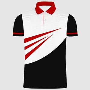 Polo de manga corta de algodón para hombre, Camisa ajustada y elegante de alta calidad con cuello grande, a rayas, personalizada - Product Image 5