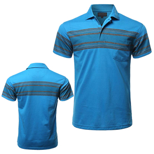 T-shirt classique brodé en jersey uni 100 % coton léger et respirant, style décontracté ou professionnel, à manches courtes - Product Image 1