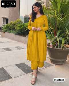 Qualité supérieure Nouveau Designer Broderie Travail Kurtis Plazzo Ensemble Fabricant Indien pour Festival Porter Fonction Indien Pakistanais - Product Image 5