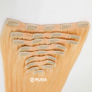 Extensiones de Cabello Natural Vietnamita de Alta Calidad con Clip, Venta al Por Mayor de Fábrica, Personalizadas, Sin Sintético, con Longitud de 10 a 34 Pulgadas - Product Image 5