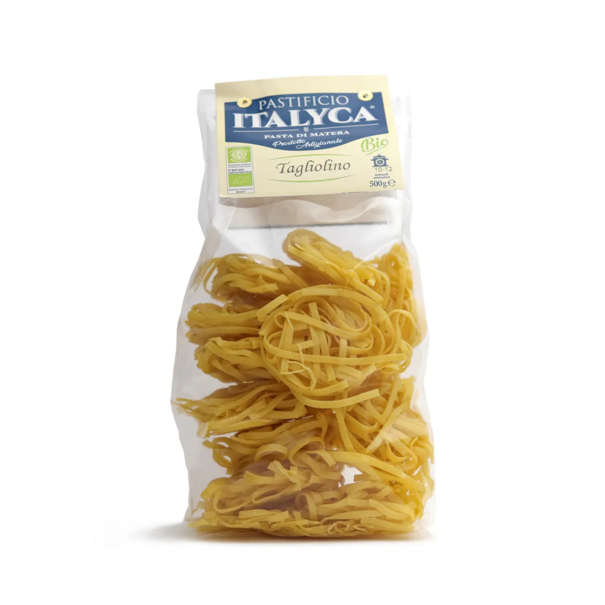 En kaliteli scialatielli 500g sertifikalı organik artisanal makarna % 100% İtalyan kalitesinden yapılmıştır