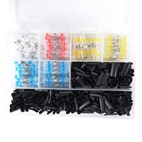 500 Conectores Termocontraíbles de Aluminio para Automoción, Resistentes al Agua, con Clasificación de 250V, para Soldadura y Empalme de Cables