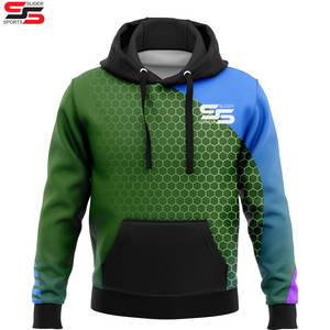 Sweatshirts à capuche de haute qualité et bon marché, pulls surdimensionnés en coton/polyester, sweats à capuche vierges à sublimation pour impression de bricolage - Product Image 4