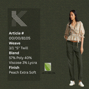 Comfort Stretch Washed Poplin Fabric Lightweight Yarn-Dyed 7% Polyester 40% Viscose Dot Pattern for Garments and Pillows - Product Image 1