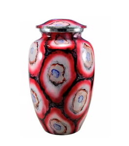 Vente en gros, urne artisanale en métal de style européen pour la crémation des cendres humaines adultes, urne décorative en métal, vente à chaud - Product Image 1