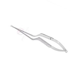 Micro-ciseaux manuels en acier inoxydable de haute qualité pour la neurochirurgie, réutilisables, tranchants et précis - Product Image 1