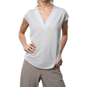 Camisa de mujer OEM de Vietnam, ropa de moda de ajuste personalizado, diseño elegante lavable sostenible, envío rápido, uso listo para exportar - Product Image 3
