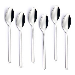 Juego de 6 cucharas de café VENICE, cromo pulido, 15.2 cm, acero inoxidable PL6X90VC10 - Product Image 1